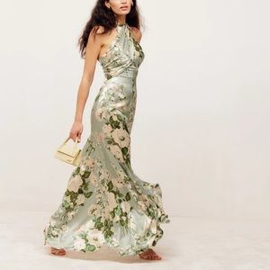 Reformation Veria Silk Dress